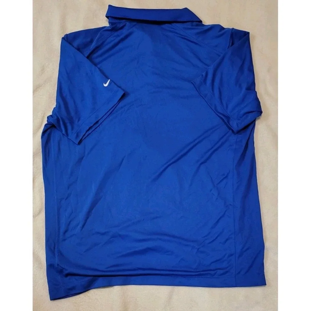 NIKE GOLF DRI FIT MENS BLUE POLO SIZE XL
